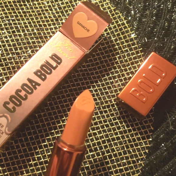 💙🌟🧚♀️GANACHE Too Faced Cocoa Bold Chocolate Lipstick NWT - Picture 5 of 5